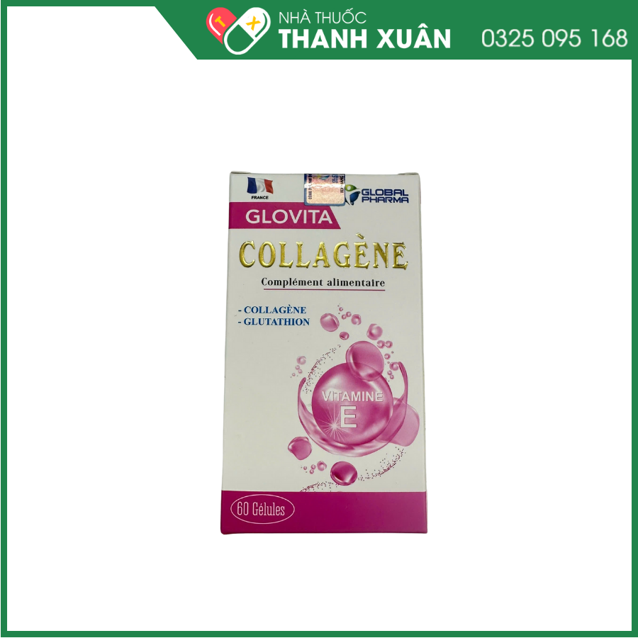 Glovita Collagene hỗ trợ chống oxi hóa, giúp làm đẹp da